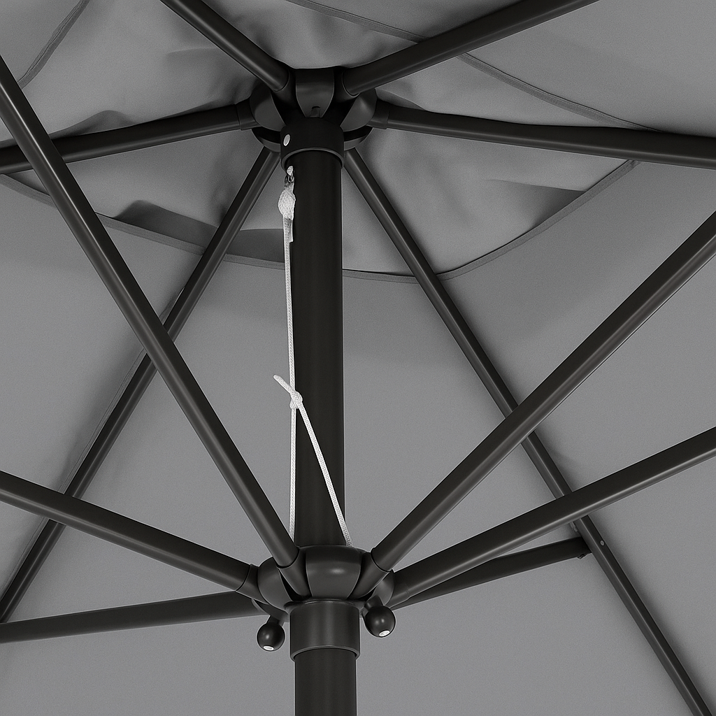Sombrilla de Jardín Anti UV Ø 3 M Gris