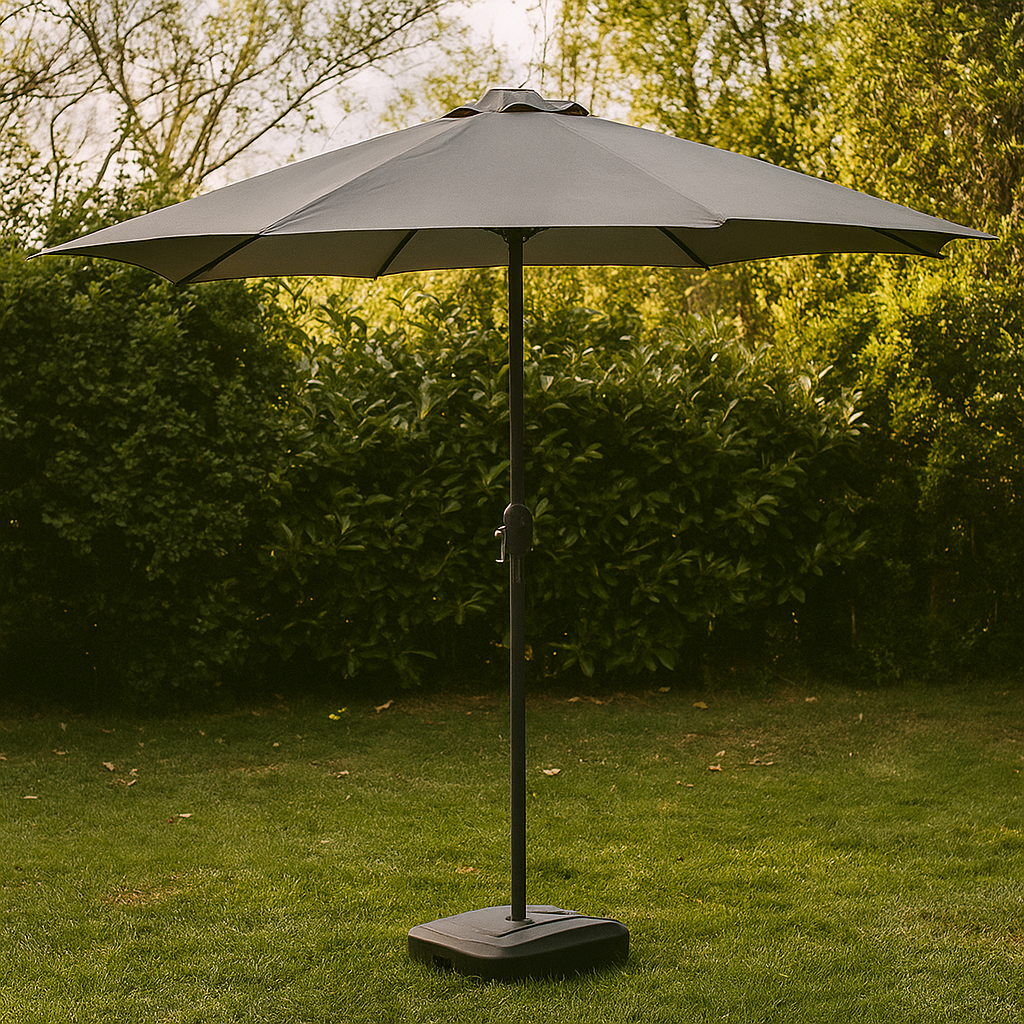 Sombrilla de Jardín Anti UV Ø 3 M Gris