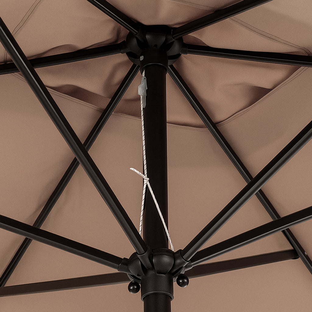 Sombrilla Rectangular de Jardín Anti UV 2x3 M Topo