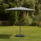 Sombrilla Rectangular de Jardín Anti UV 2x3 M Gris