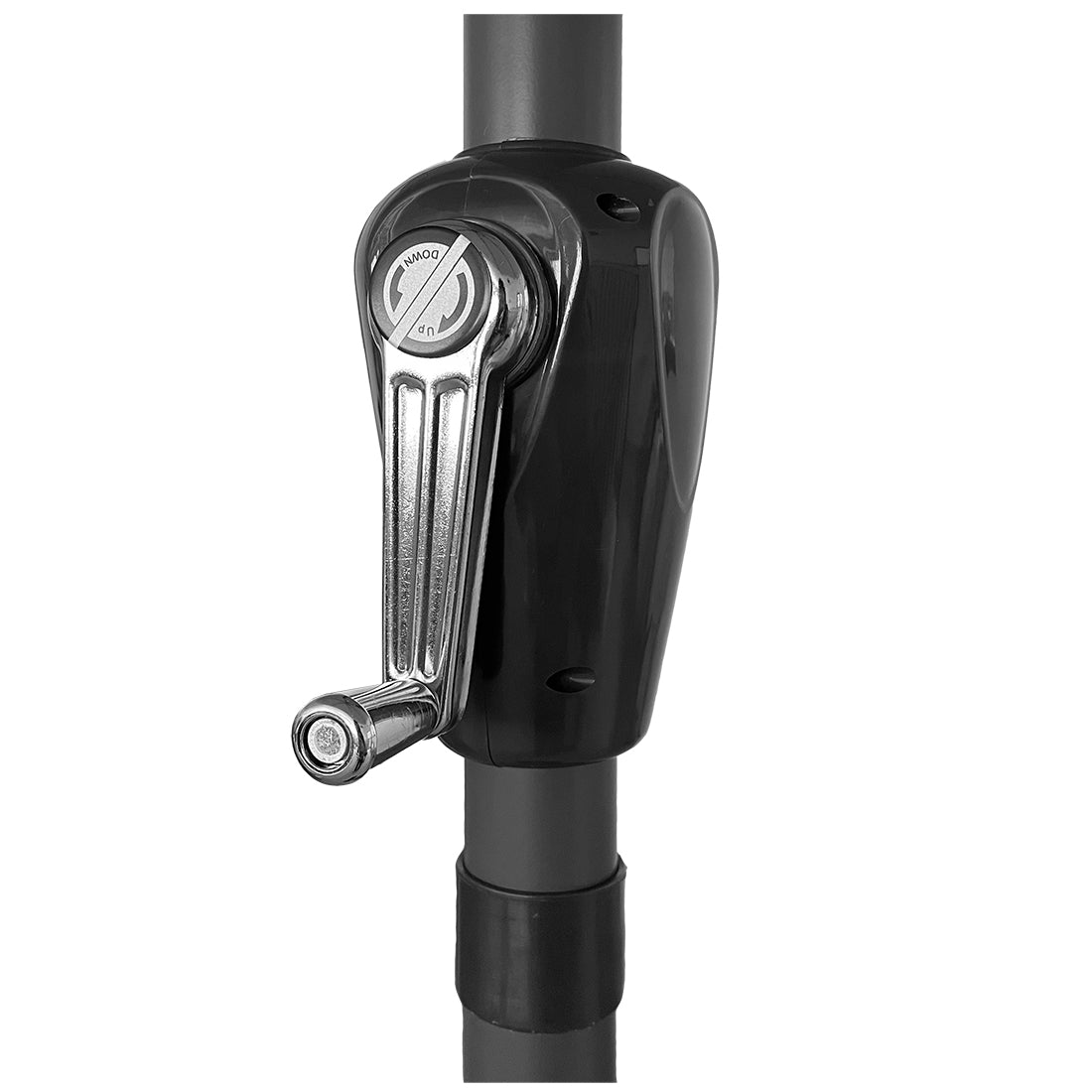 Sombrilla de 3 M con Faldón y Forro Anti UV Antracita