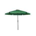 Sombrilla de 3 M con Faldón y Forro Anti UV Verde