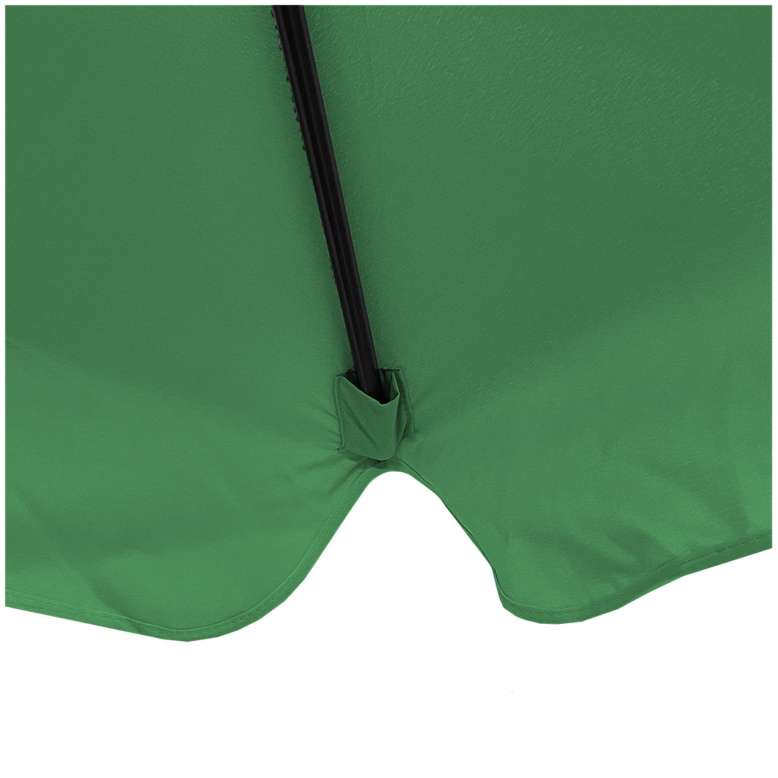 Sombrilla de 3 M con Faldón y Forro Anti UV Verde