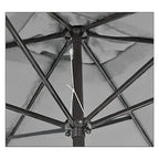 Sombrilla Rectangular de Jardín Anti UV 2x3 M Gris