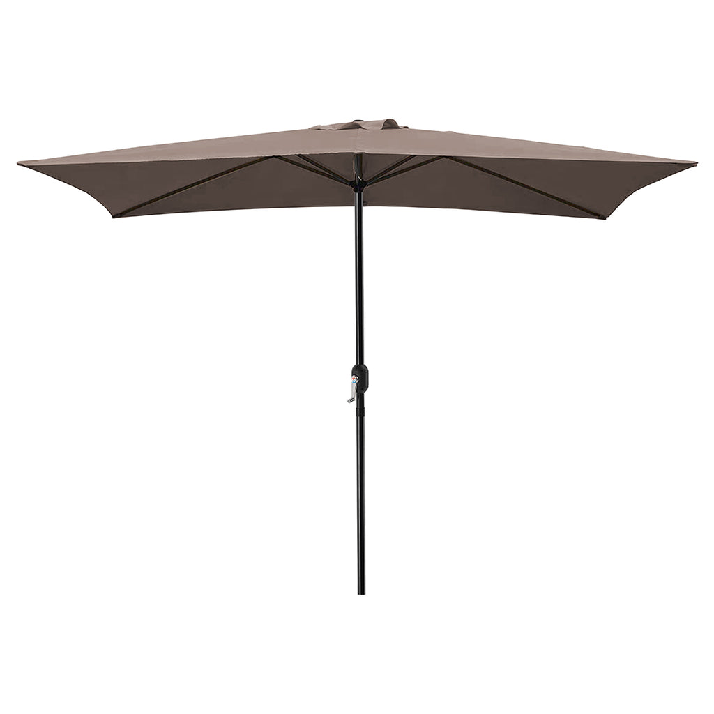 Sombrilla Rectangular de Jardín Anti UV 2x3 M Topo