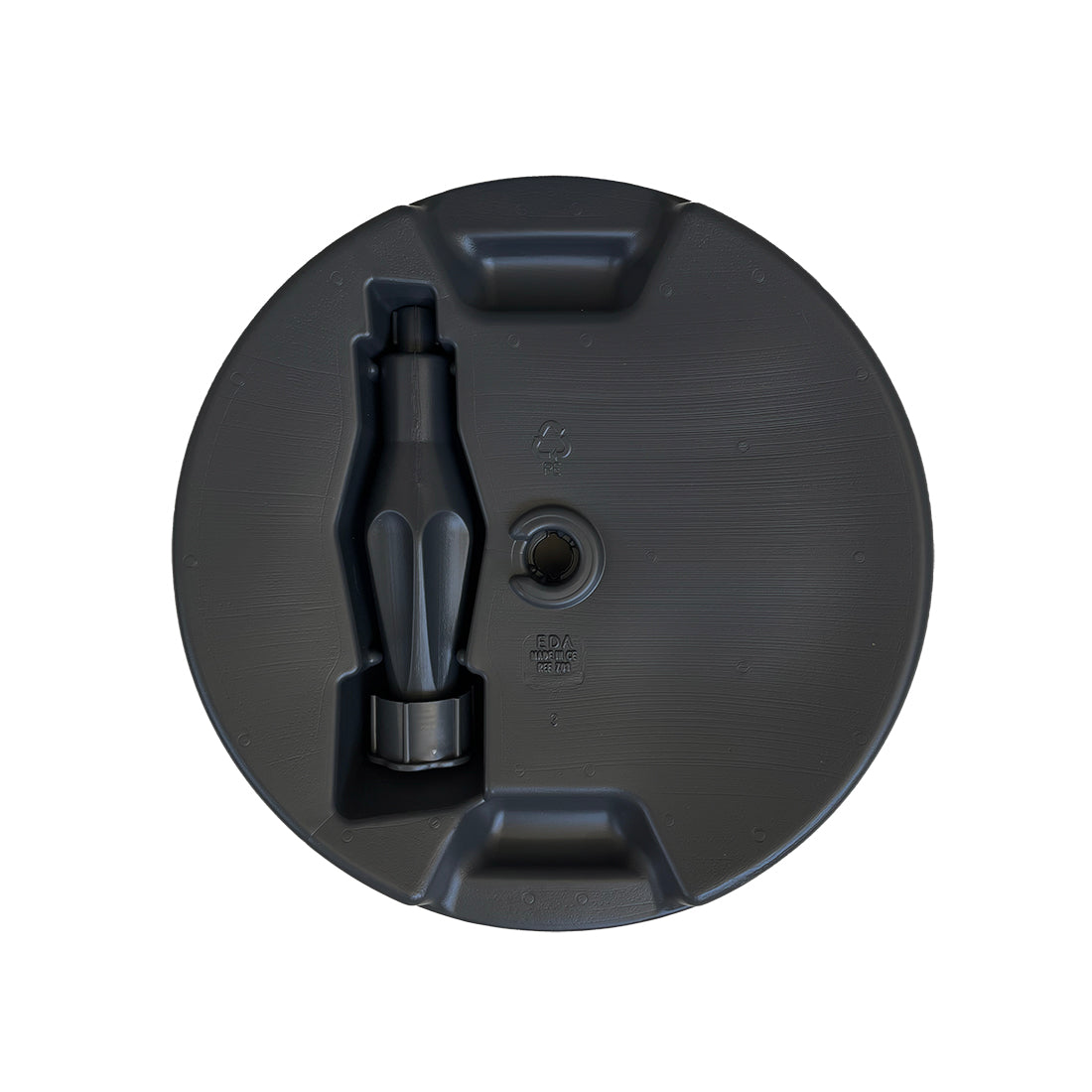 Base de Sombrilla Rellenable 13 Litros Negro