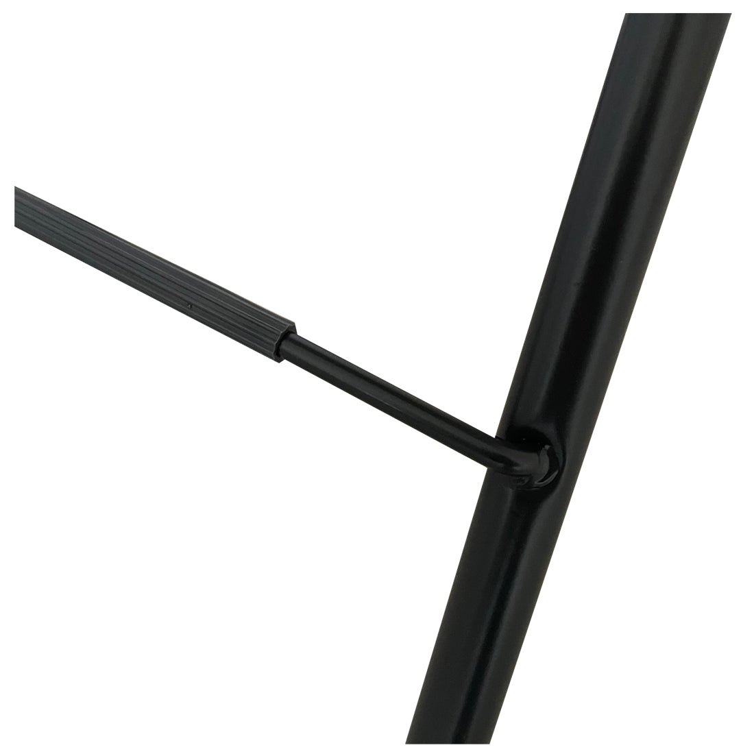 Taburete Plegable de Metal con Reposapiés Natural