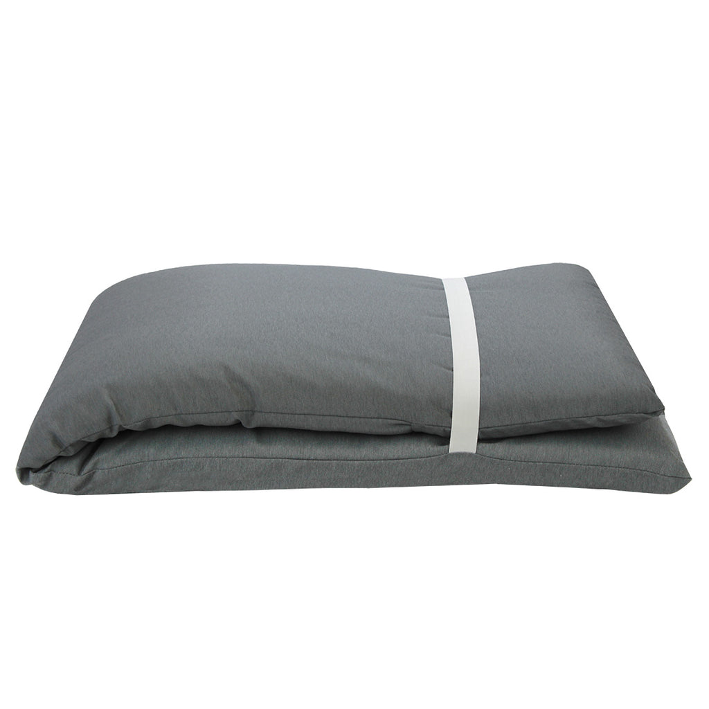 Colchón Tumbona Desenfundable Gris Oscuro