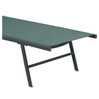 Tumbona con Ruedas Plegable y Reclinable Caqui