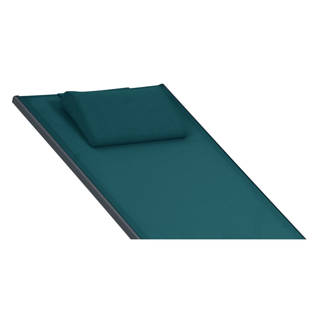 Tumbona con Ruedas Plegable y Reclinable Esmeralda