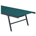 Tumbona con Ruedas Plegable y Reclinable Esmeralda