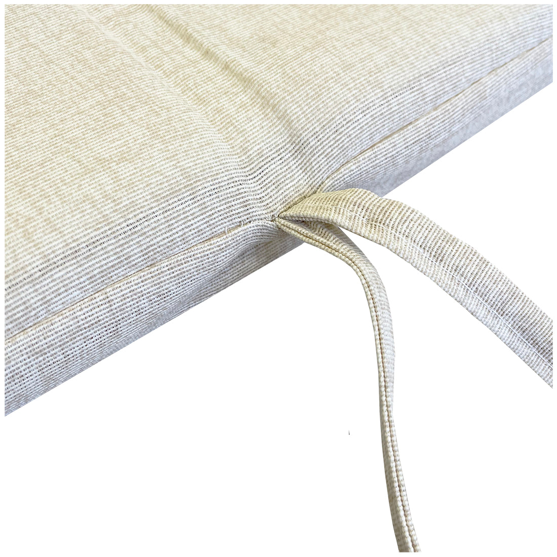 Tumbona Enrollable con Cabezal 180x50x4 cm Beige