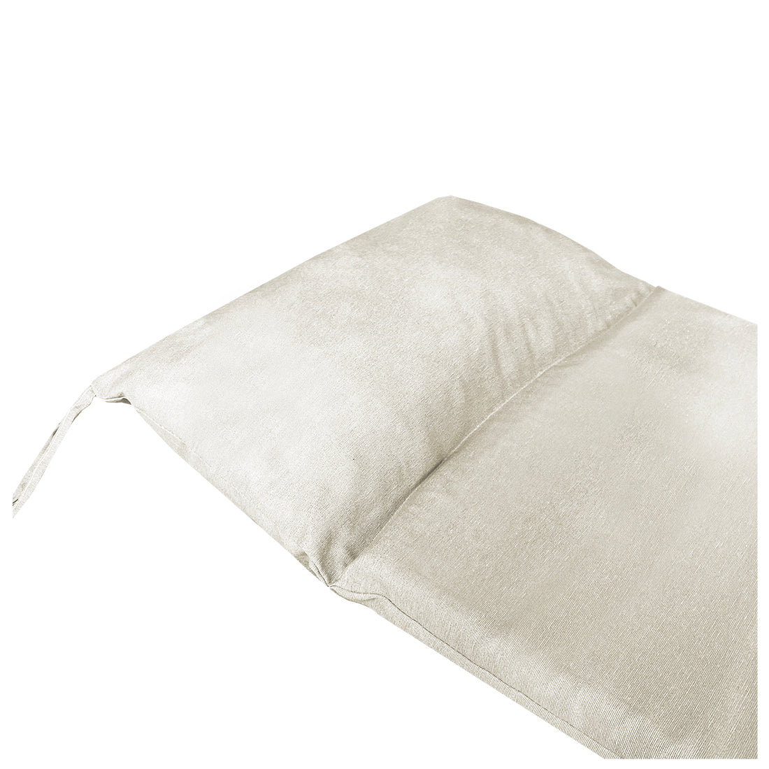 Tumbona Enrollable con Cabezal 180x50x4 cm Beige