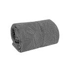 Tumbona Enrollable con Cabezal 180x50x4 cm Gris