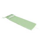 Tumbona Enrollable con Cabezal 180x50x4 cm Verde