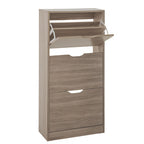 Zapatero 3 Niveles de Madera 119,5X60X23,3 cm Beige