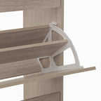 Zapatero 3 Niveles de Madera 119,5X60X23,3 cm Beige