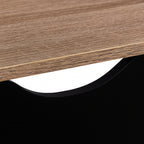 Zapatero 3 Niveles de Madera 119,5X60X23,3 cm Negro